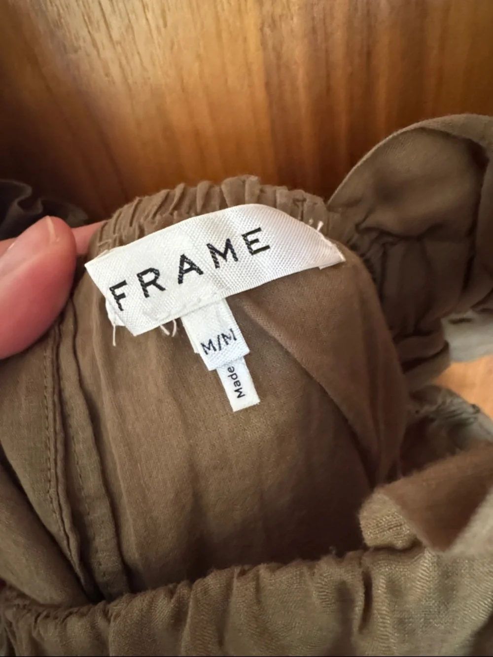 FRAME Ruffle Strap Top - Picture 4 of 4